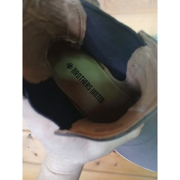 Brothers United Women's Connecticut Leather Sneaker Boots Taupe Suede Size 8 - Picture 8 of 10